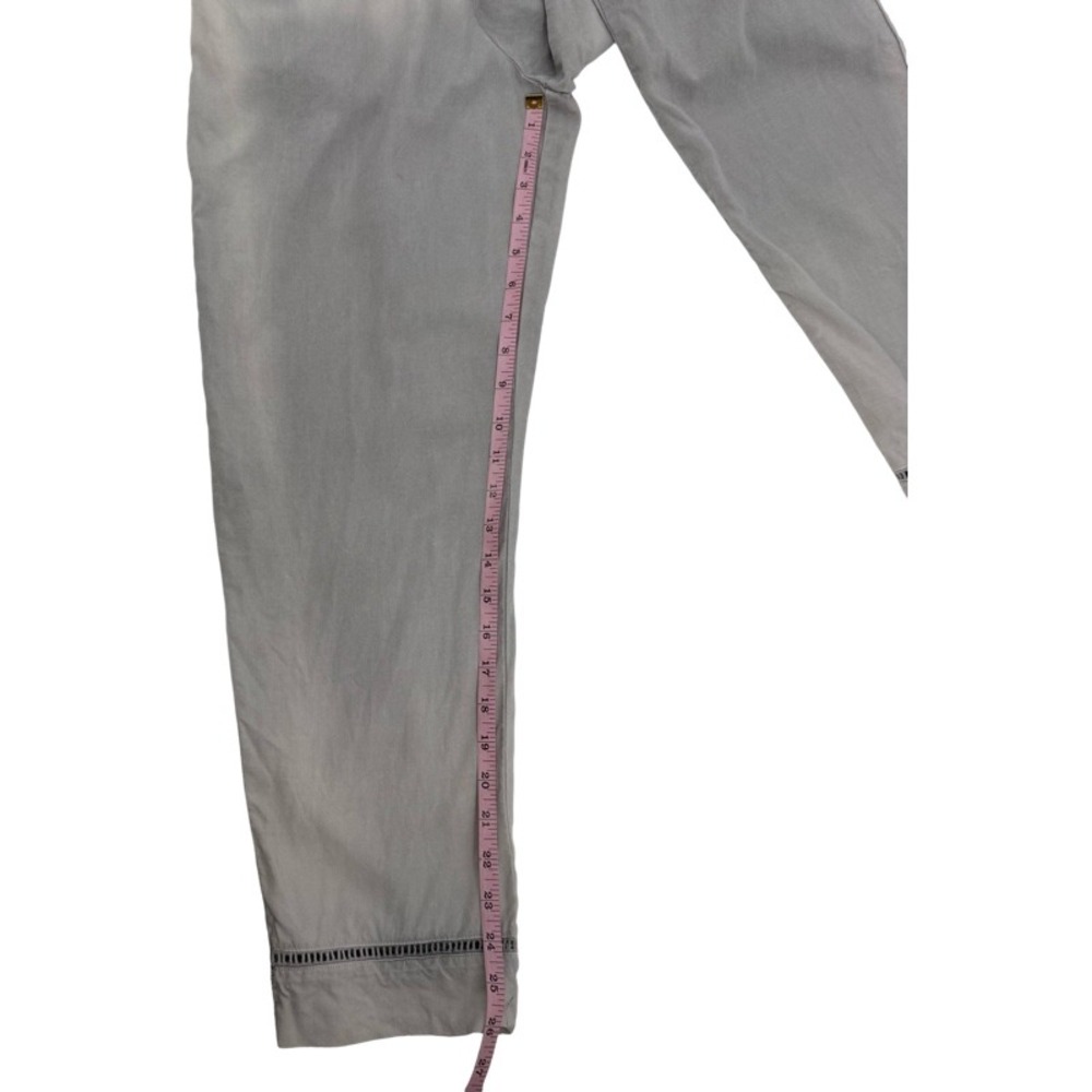 CLOTH & STONE Medium Jumpsuit Overall Tie Dye Grey Tencel Sleeveless V-Neck Boho - Picture 10 of 16